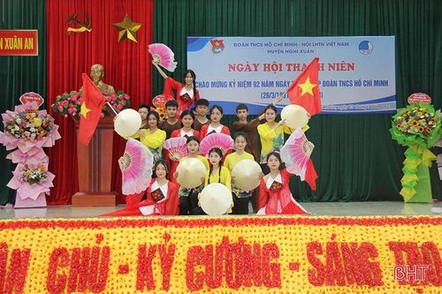 Tuổi trẻ Nghi Xuân sôi nổi tham gia Ngày hội thanh niên 2023