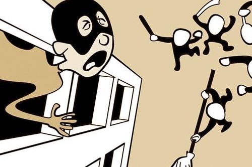 Kẻ trộm báo Cảnh sát