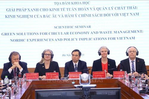 Các nước Bắc Âu chia sẻ với Việt Nam kinh nghiệm, giải pháp xanh cho kinh tế tuần hoàn