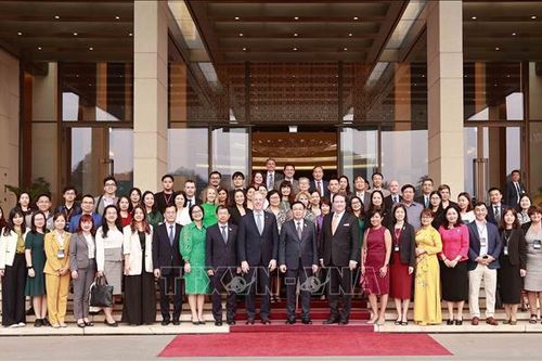Chủ tịch Quốc hội Vương Đình Huệ tiếp Đoàn doanh nghiệp thuộc Hội đồng kinh doanh Hoa Kỳ-ASEAN