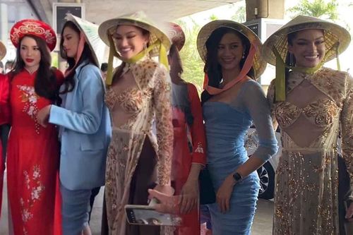 Được nhắc nhở từ trước, người đẹp Miss Grand Thailand vẫn gây tranh cãi khi diện áo dài