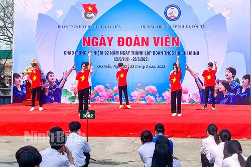 Huyện đoàn Gia Viễn tổ chức 'Ngày đoàn viên' năm 2023