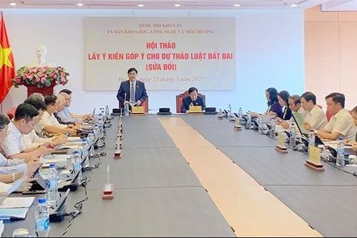 Ủy ban Khoa học, Công nghệ và Môi trường lấy ý kiến về dự thảo Luật Đất đai (sửa đổi)
