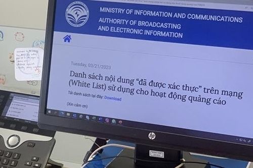 Công bố danh mục 'kênh sạch' cho hoạt động quảng cáo trên không gian mạng