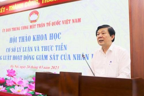 Bàn giải pháp nâng cao vai trò giám sát của nhân dân