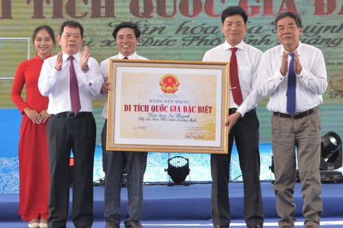 Văn hóa Sa Huỳnh đón nhận Bằng xếp hạng Di tích Quốc gia đặc biệt