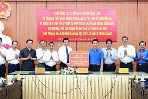 Hỗ trợ kinh phí làm nhà ở cho đồng bào người DTTS tại Hà Giang