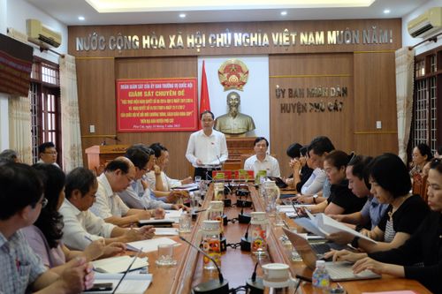Giám sát triển khai Chương trình mới tại Phù Cát (Bình Định)