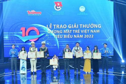Tôn vinh 10 gương mặt trẻ Việt Nam tiêu biểu