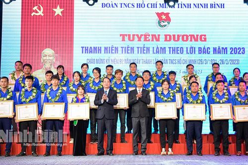 Tuyên dương 89 điển hình Thanh niên tiên tiến làm theo lời Bác năm 2023