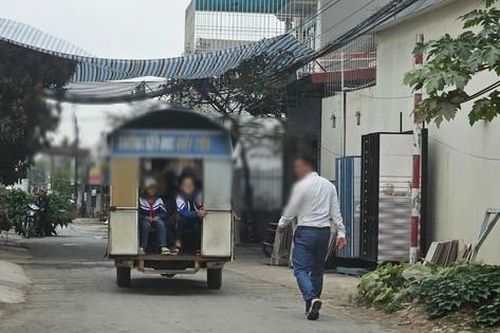 Hải Phòng: Xe tự chế chở học sinh không còn hoạt động