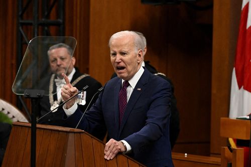 Ông Biden ca ngợi nhầm Trung Quốc trước Quốc hội Canada