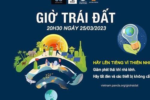 Tối nay (25/3), cả nước cùng tắt đèn để hưởng ứng Giờ Trái đất 2023