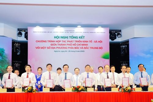 TPHCM ký kết Chương trình hợp tác phát triển kinh tế - xã hội với với một số địa phương phía Bắc và Bắc Trung bộ
