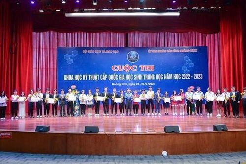 11 dự án đoạt giải Nhất Cuộc thi Khoa học Kỹ thuật cấp quốc gia học sinh trung học