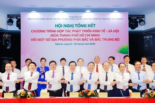Kỳ vọng lớn chương trình hợp tác phát triển giữa HCM với các địa phương phía Bắc và Bắc Trung Bộ