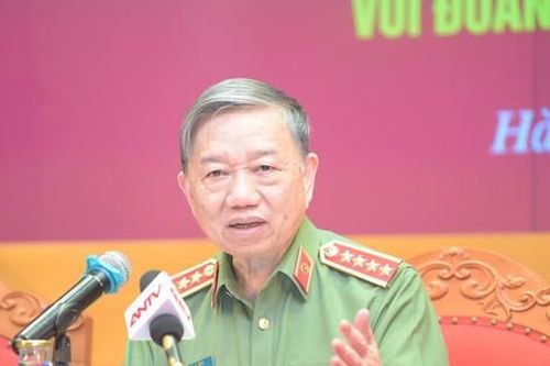 Bộ trưởng Bộ Công an Tô Lâm: Công an vững mạnh thì không còn tội phạm
