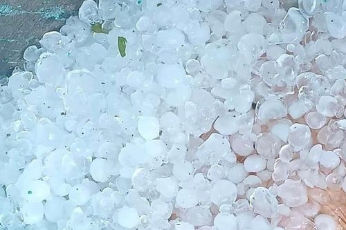 Mưa đá cường độ lớn chưa từng thấy ở TT-Huế