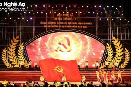 Quỳnh Lưu sôi nổi các hoạt động chào mừng Lễ đón nhận huyện đạt chuẩn nông thôn mới