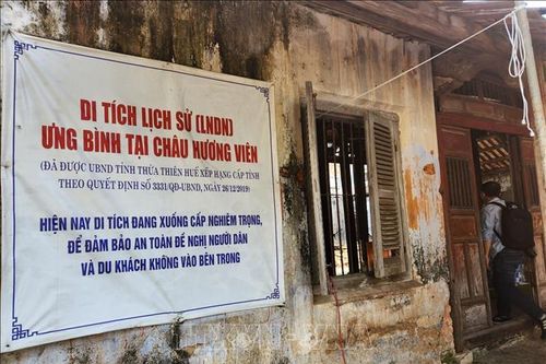 Xây dựng Châu Hương Viên trở thành điểm sinh hoạt thơ ca xứ Huế