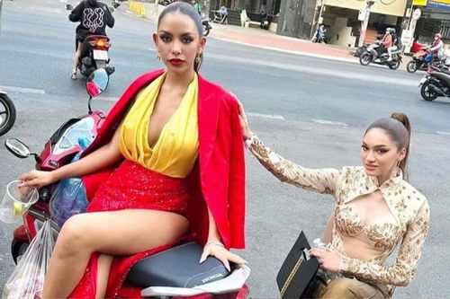 Tranh cãi dáng ngồi khó hiểu của thí sinh Miss Grand Thailand tại Việt Nam