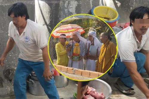 Xôn xao người đàn ông nghỉ làm, chở vợ con về chịu tang chồng cũ, được netizen ghi nhận là 'của hiếm'