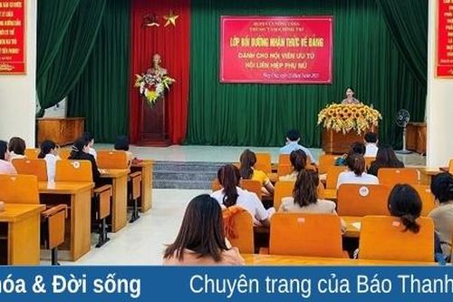 Hội LHPN huyện Nông Cống: Bồi dưỡng nhận thức về Đảng cho hội viên ưu tú