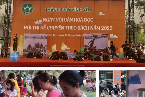 Vĩnh Phúc: TP Vĩnh Yên khai mạc Ngày hội văn hóa đọc và Hội thi kể chuyện theo sách năm 2023