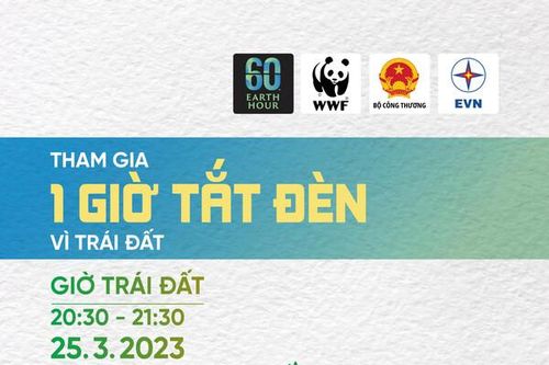 Giờ Trái Đất 2023: Chung tay tiết kiệm năng lượng, chống biến đổi khí hậu