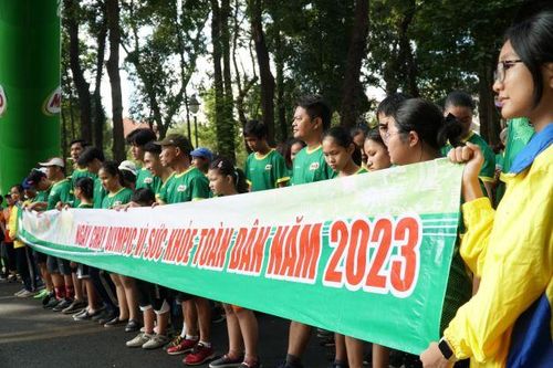 TP Hồ Chí Minh: Hàng chục nghìn người tham gia Ngày chạy Olympic năm 2023