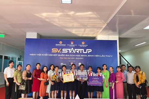 Nhóm học sinh Cần Thơ đạt giải 3 tại SV_STARTUP 2023