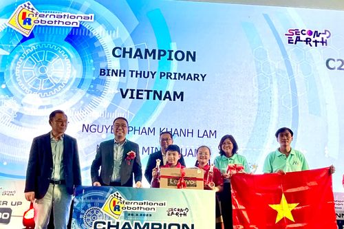 Học sinh Cần Thơ đạt giải vô địch tại Robothon quốc tế năm 2023