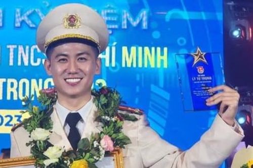 Thượng úy công an tỉnh Long An được nhận Giải thưởng Lý Tự Trọng