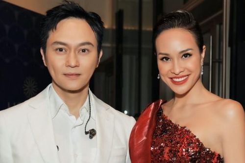 MC Phương Mai đeo trang sức kim cương 1 tỷ đồng, hội ngộ ngôi sao TVB Trương Trí Lâm