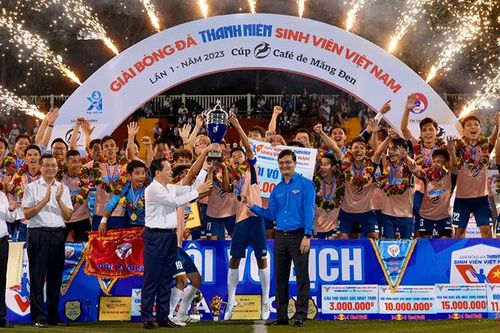 Đại học Huế lên ngôi vô địch giải bóng đá thanh niên sinh viên Việt Nam lần 1