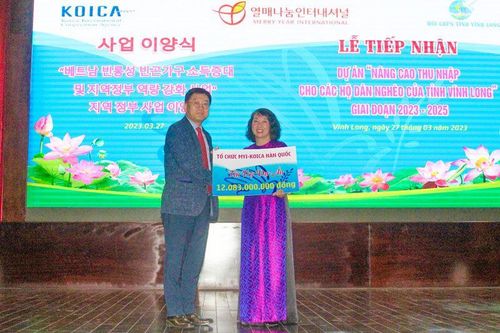 Hàn Quốc hỗ trợ Dự án 'Nâng cao thu nhập cho hộ dân nghèo tỉnh Vĩnh Long'