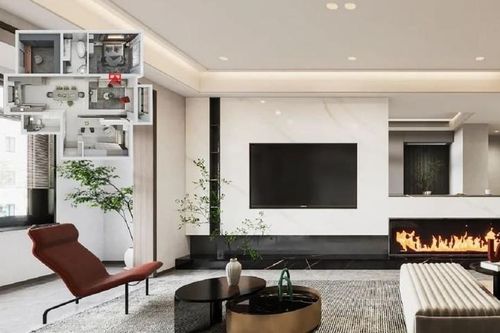 Căn nhà 130㎡, ba phòng ngủ và hai sảnh cực thoáng đãng