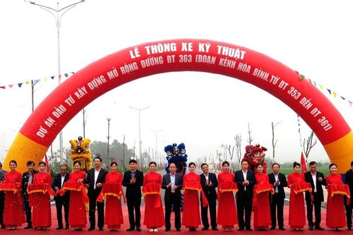 Thông xe dự án xây dựng mở rộng đường tỉnh 363