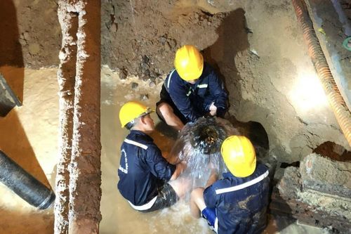 TP Hồ Chí Minh hoàn thành khắc phục sự cố đường ống cấp nước