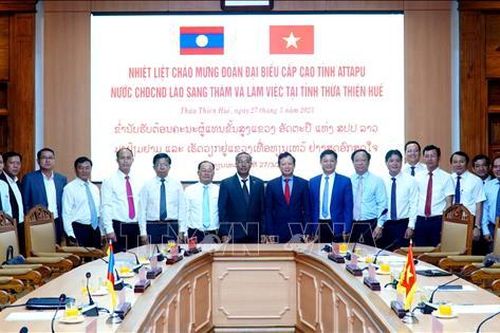 Tăng cường quan hệ hợp tác giữa Thừa Thiên - Huế và tỉnh Attapeu của Lào
