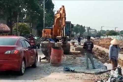 Bình Dương: Thi công cẩu thả làm cả tuyến đường nhếch nhác