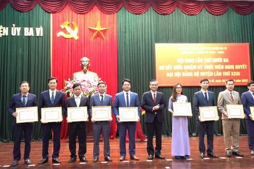 Ba Vì: Triển khai tích cực Nghị quyết Đại hội Đảng bộ huyện khóa XXIII
