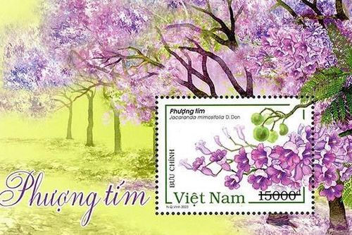 Phát hành bộ tem Phượng tím quảng bá đa dạng sinh học Việt Nam
