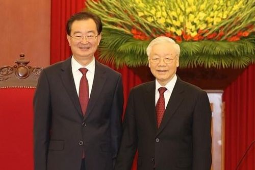 Tổng Bí thư, Thủ tướng tiếp Bí thư tỉnh ủy Vân Nam, Trung Quốc