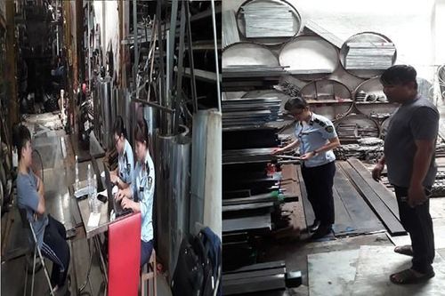 Thu giữ 2 tấn thép không có nhãn hàng hóa