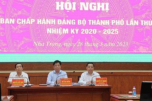 Hội nghị Thành ủy Nha Trang lần thứ 12, nhiệm kỳ 2020-2025