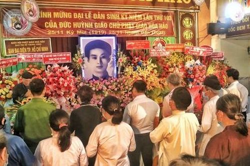 Tín đồ Phật giáo Hòa Hảo ở An Giang một lòng 'vì đạo pháp, vì dân tộc'