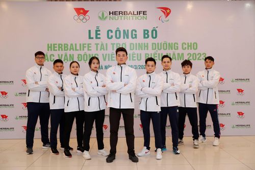 Tài trợ sản phẩm dinh dưỡng cho 165 vận động viên xuất sắc trong năm 2023