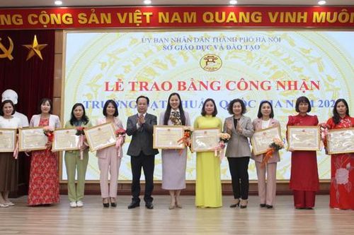 Hà Nội vượt 120% kế hoạch công nhận mới trường đạt chuẩn quốc gia năm 2022
