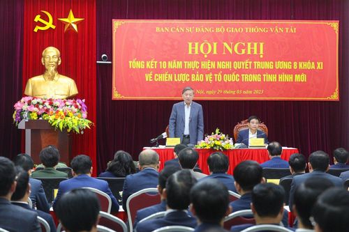 Ngành Giao thông tổng kết 10 năm thực hiện Chiến lược bảo vệ tổ quốc